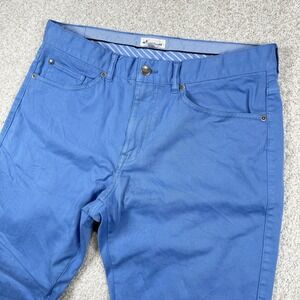 PETER MILLAR Crown Soft Five Pocket Golf Pants Men 34x30 Blue